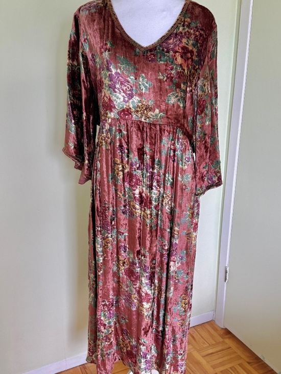 April Cornell Dresses & Skirts - April Cornell Evermore Velvet Dress XL